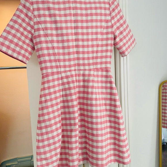J.Crew Pink Gingham Dress - Picture 4 of 5